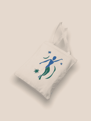 Abstract Free Spirited Tote Bag