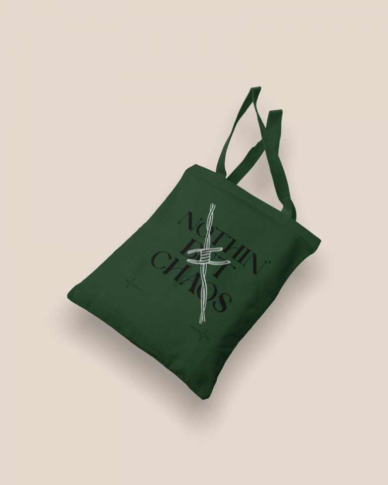 Chaos Reflective Tote Bag